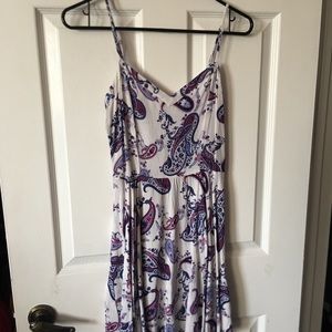 Paisley print dress
